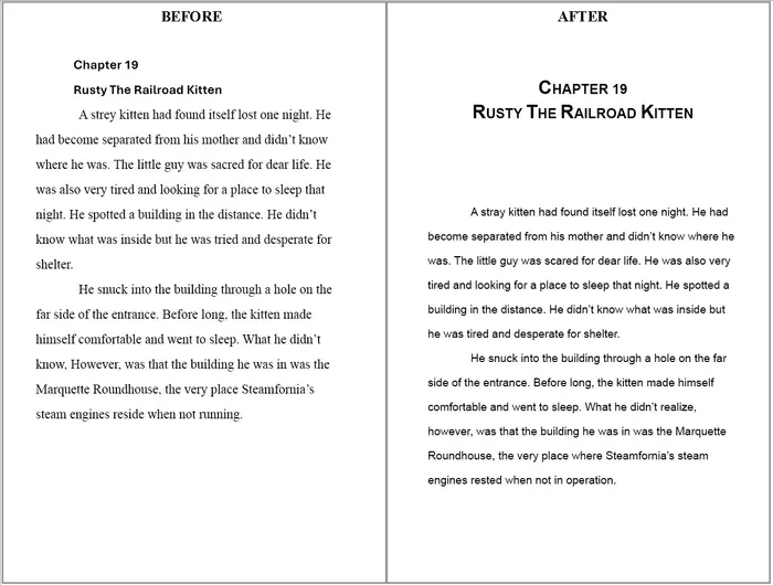 formatting